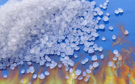 Flame retardant hydrotalcite